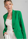 Virginia Classic Button Front Blazer