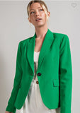 Virginia Classic Button Front Blazer
