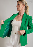 Virginia Classic Button Front Blazer