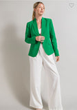 Virginia Classic Button Front Blazer