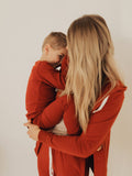 Baby Clothing - Ribbed Lounge Set in Apple