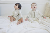 Cat & Dogma - I Love You Organic Baby Footie Pajamas