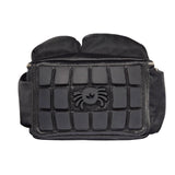 Black Herringbone Boss Diaper Bag