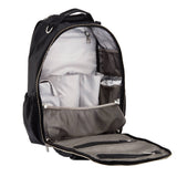 Black Herringbone Boss Diaper Bag
