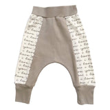 Cat & Dogma - I Love You Organic Baby Harem Pants