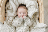 Cat & Dogma - I Love You Organic Baby Footie Pajamas