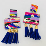 Rectangle 80s Earrings - Large