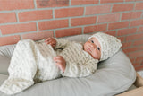 Cat & Dogma - I Love You Organic Baby Sleeper Gown