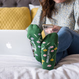 Friday Sock Co. - Women's Floral Socks | Wildflower | Plantable Seed Paper