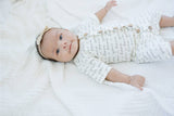 Cat & Dogma - I Love You Organic Baby Romper with Coconut Buttons
