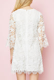LMLD Floral Lace Dress
