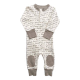 Cat & Dogma - I Love You Organic Baby Playsuit Romper
