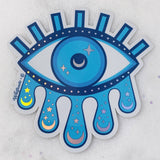 Cosmic Evil Eye Holo Sticker