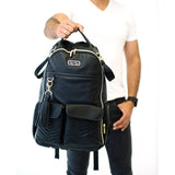 Jetsetter Black Boss Backpack™ Diaper Bag