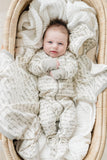 Cat & Dogma - I Love You Organic Baby Footie Pajamas