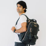 Jetsetter Black Boss Backpack™ Diaper Bag