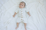 Cat & Dogma - I Love You Organic Baby Romper with Coconut Buttons