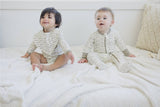 Cat & Dogma - I Love You Organic Baby Footie Pajamas