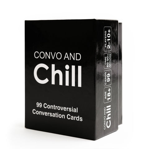 BACK IN STOCK  Convo and Chill Card Game