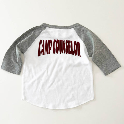 Tri-Blend Baseball Tee | Camp Counselor | Made in the US