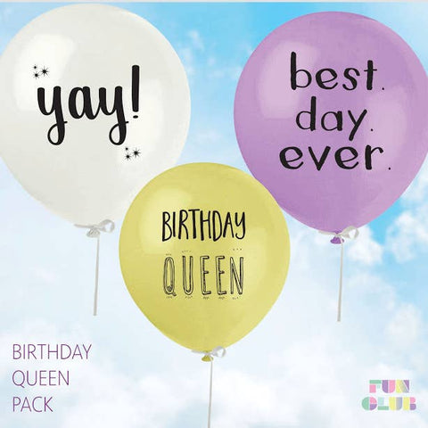 Birthday Queen Pack Balloons