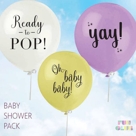 Baby Shower Pack Latex Balloon