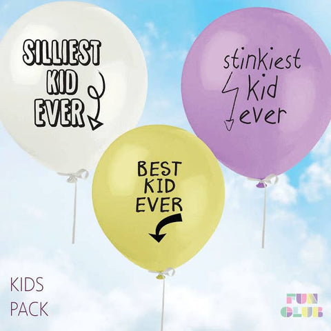 Kids Pack Assorted Balloons