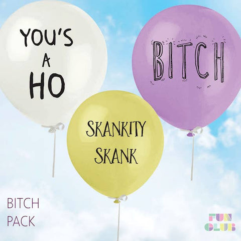 Bitch Pack Assorted Balloons