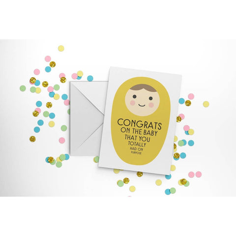 Congrats On The Baby! Card