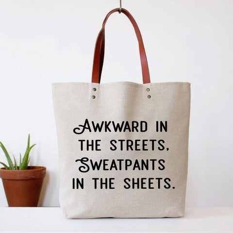 Awkward in the Streets Tote bag