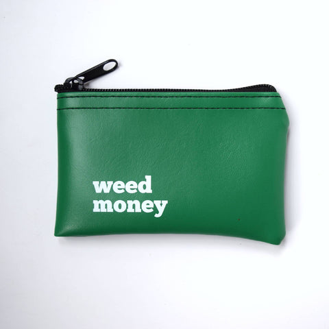 Weed Money Vinyl Zip Bag