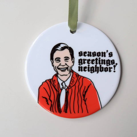 BACK IN STOCK‼ Mr. Rogers Ornament