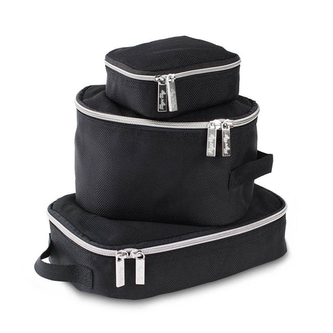 Black & Silver Packing Cubes
