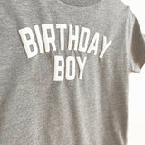 Birthday Boy Grey Tri-Blend Kids Tee