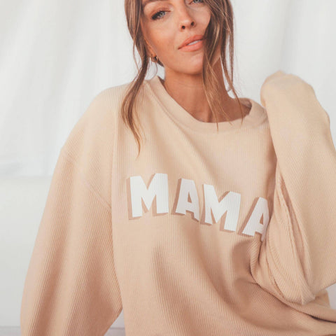 Mama Natural Corded Sweatshirt