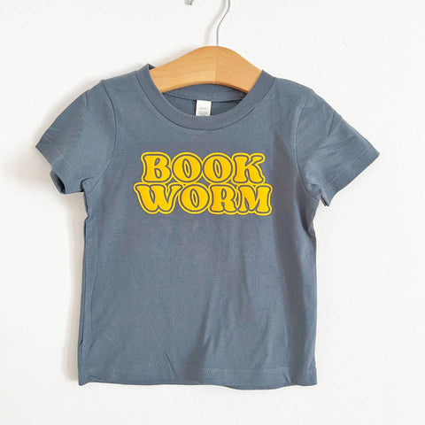 Organic Tee or Bodysuit | Book Worm | Made in the US