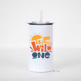 Mugsby - The Wild One Funny Kids Stainless Steel Short Travel Cup