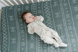 Cat & Dogma - I Love You Organic Baby Footie Pajamas