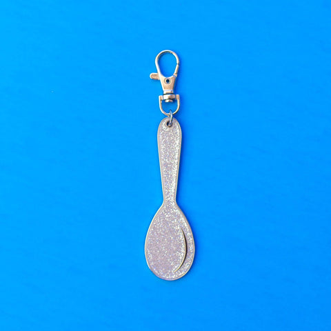Silver Spoon Keychain