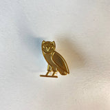 Gold Owl Hard Enamel Pin