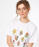 MINGA Flowers Meaning Oversized T-Shirt