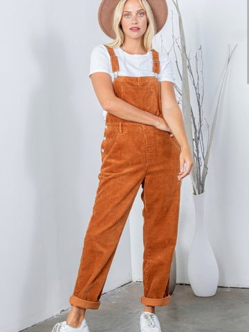 Corduroy Overall Jumpsuit