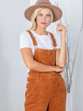 Corduroy Overall Jumpsuit