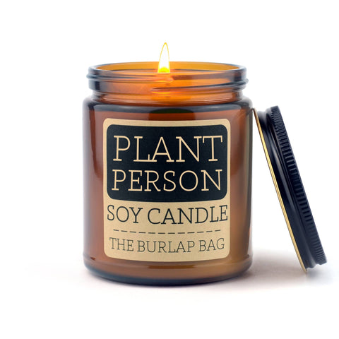 plant person 9oz soy candle