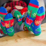 Women’s Socks | Ugly Christmas Snowman | Mismatched